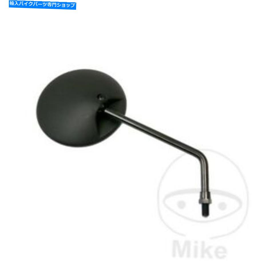 Mirror JMP右ミラーラウンドM10LブラックバーペーチX1PCヤマハWR 125 x 2011-2012 JMP Right Mirror Round M10L Black Bar perch x1pc Yamaha WR 125 X 2011-2012