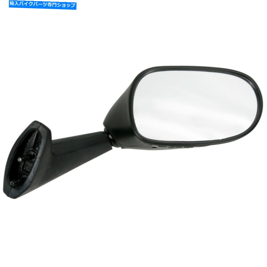 Mirror エミゴブラックライトミラー20-86891ヤマハYZF-R6 600 EU 1999-2000 Emgo Black Right Mirror 20-86891 Yamaha YZF-R6 600 EU 1999-2000