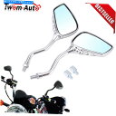 Mirror ハーリーのためのユニバーサルオートバイ3 dスカルスケルトンハンド爪背面鏡 Universal Motorcycle 3D Skull Skeleton Hand Claw Rearview Side Mirror For Harley