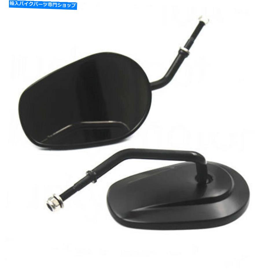 Mirror ハーレーカフェレーサーツーリングのためのユニバーサル8mmテーパーバックミラーミラーオートバイ Universal 8mm Tapered Rearview Mirrors Motorcycle For Harley Cafe Racer Touring