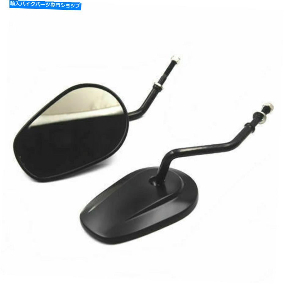 Mirror ハーレーダイナソフトFXDLのためのユニバーサルオートバイ8mmテーパーバックミラー Universal Motorcycle 8mm Tapered Rearview Mirrors For Harley Dyna Softail FXDL