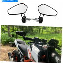 Mirror ブラックオートバイ7/8 "2017 390ペアのためのハンドルバーエンドリサイューサイドミラー Black Motorcycle 7/8" Handle Bar End Rearview Side Mirrors For 2017 390 PAIR