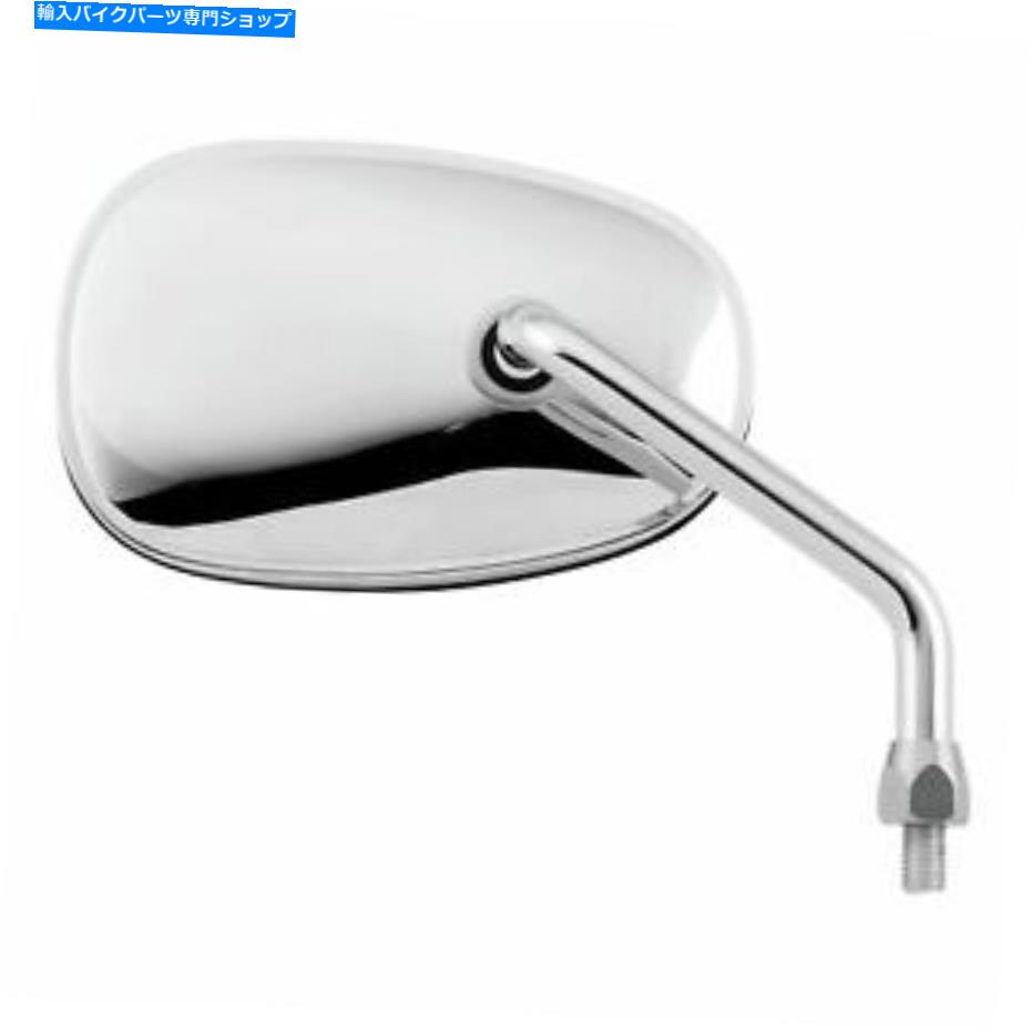 Mirror Bikemaster - FK-166RH - OEM交換用ミラー、右 - クロム BikeMaster - FK-166RH - OEM Replacement Mirror, Right - Chrome