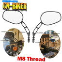 Mirror 360°調整8mm背面図ミラーフィットハーレースポーツスターダイナソフトツアー 360° Adjust 8mm Rear Side View Mirror Fit Harley Sportster Dyna Softail Touring