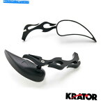 Mirror 勝利のクロスロードジャックポットのための涙ドロップカスタムブラックオートバイリアミラー Tear Drop Custom Black Motorcycle Rear Mirrors For Victory Cross Roads Jackpot