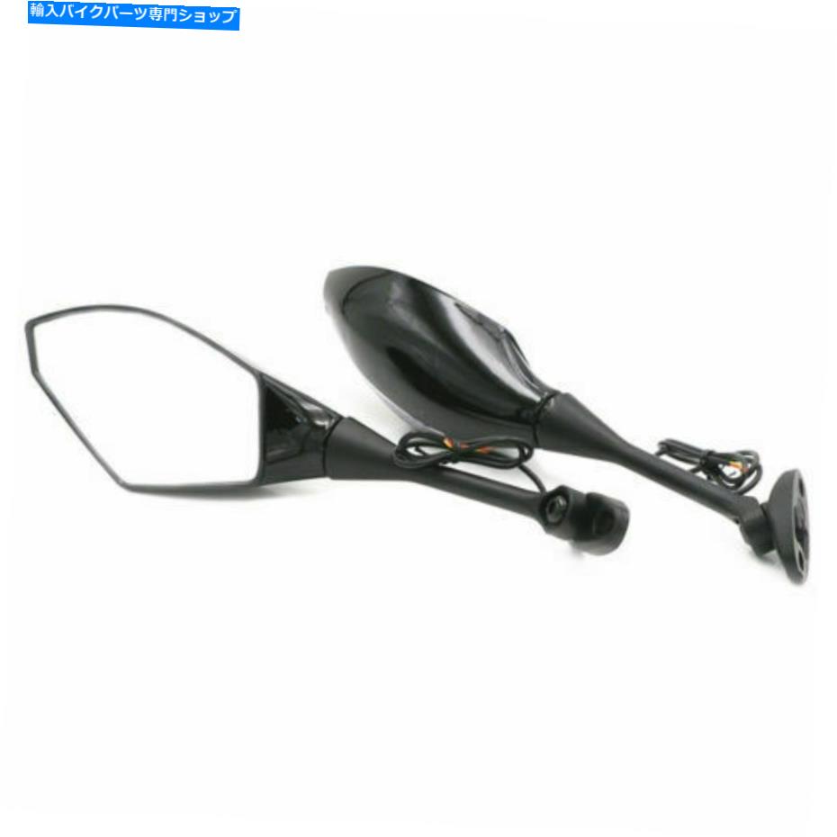 Mirror ユニバーサルLEDターン信号インジケーターライトバックビューサイドミラー用ヤマハR1 R6 Universal LED Turn Signal Indicator Light Rearview Side Mirrors For Yamaha R1 R6