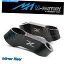 Mirror Z彫刻ミラーエクステンダーライザー川崎Z300 2016-2019 19 18 17 16 Z Engraved Mirror Extender ...