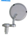 Mirror ミラーバーエンドシルバーラウンド右手 Mirror Bar End Silver Round Right Hand