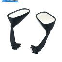Mirror オートバイブラックリアビューサイドリサイブミラー2008-2016 Motorcycle Black Rear View Side Rearview Mirrors for YZF R6 2008-2016
