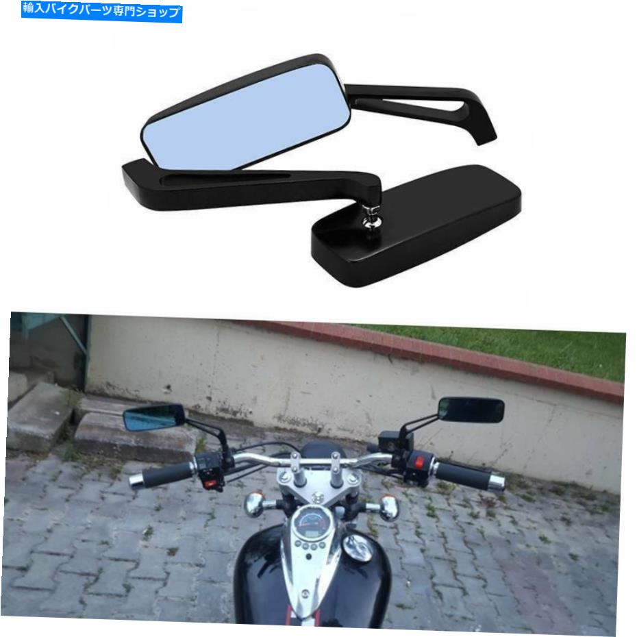 Mirror オートバイの長方形安定したバックミラー8 / 10mmホンダ鈴木川崎a MOTORCYCLE RECTANGLE STEADY..
