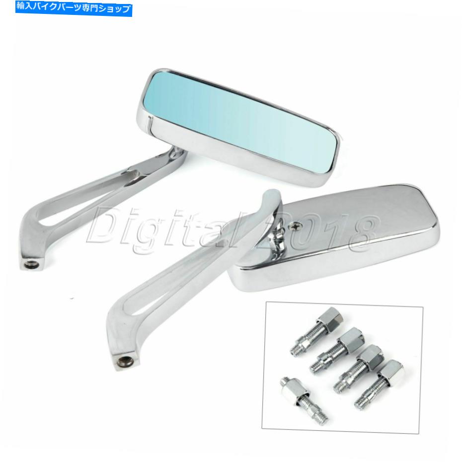Mirror 2倍8 mm 10 mmオートバイ背面図シャドウACE 750 VLX 600のためのバックビューサイドミラー 2x 8..