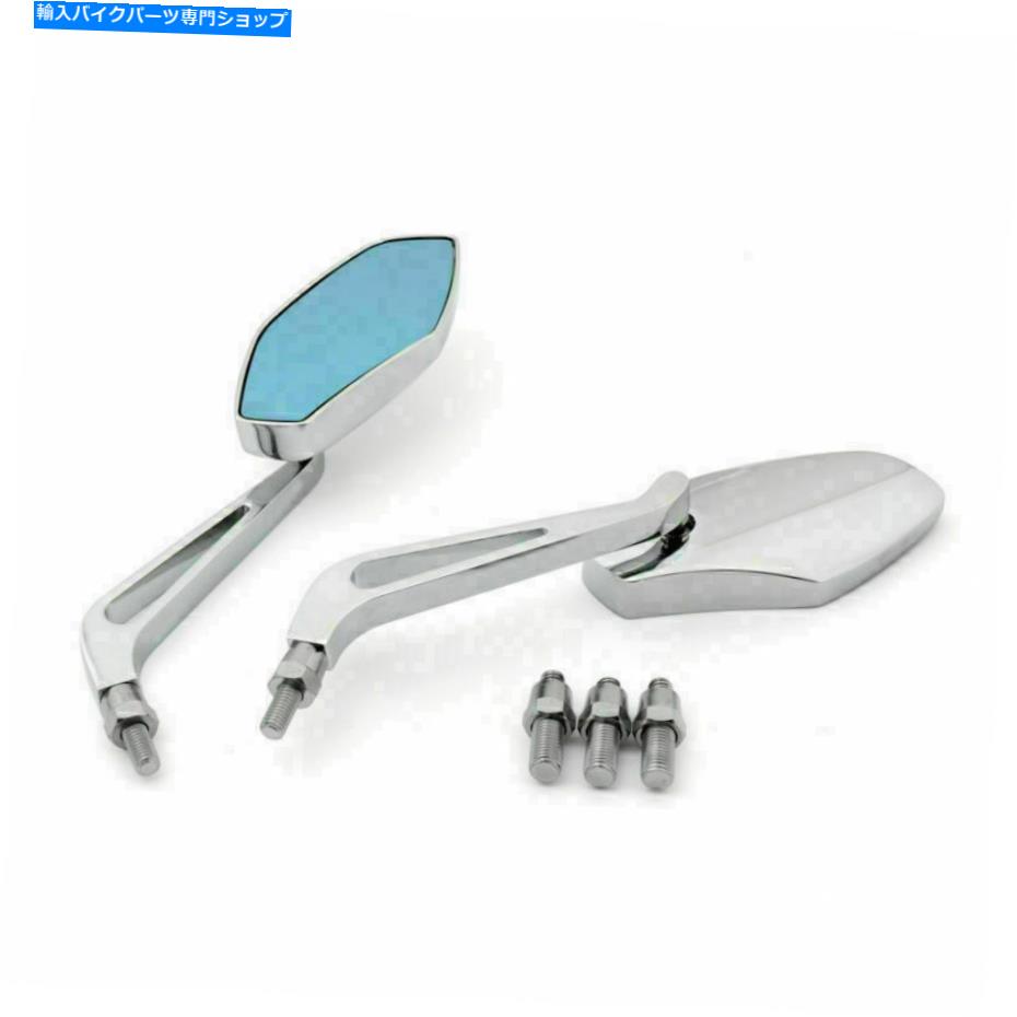 Mirror モーターサイクルクルーザーリサイブミラーホンダスズキヤマハ川崎アメリカ Motorcycle Cruiser Rearview Mirrors Fit For Honda Suzuki Yamaha Kawasaki US