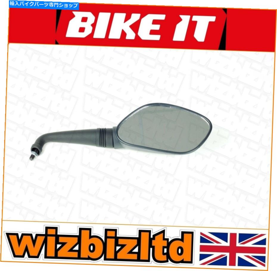 Mirror ޥXQ250ޥå[Хȥ֥å] [ߥ顼Τ] MrymxSR Yamaha XQ250 Maxster All Years [Bikeit Black] [Right Mirror Only] MRYMXSR