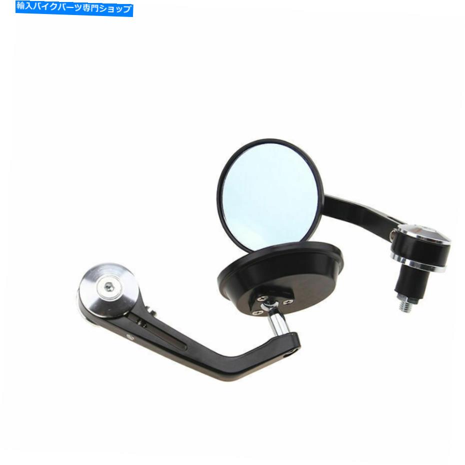 Mirror 2×オートバイリアビューミラー7/8 ''バーエンドCNC陽極酸化ブルーフィットユニバーサル 2 x Motorcycles Rear View Mirrors 7/8'' Bar End CNC Anodized Blue Fit Universal