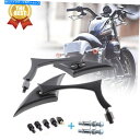 Mirror ハーレークルーザーボバーチョッパーソフト用モーターリクルブレードリアビューミラーズブラック Motorycle Blade Rearview Mirrors Black For Harley Cruiser Bobber Chopper Softail