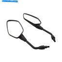Mirror NC700のためのオートバイのプラスチック黒の背景側のミラー Motorcycle Plastic Black Rearview Side Mirrors For NC700 New