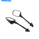 Mirror CBR250 2008-2012のためのオートバイの黒いプラスチック製のバックサイドミラー新しい09 Motorcycle Black Plastic Rearview Side Mirrors For CBR250 2008-2012 New 09