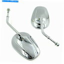 Mirror ペア8mmテーパーのバックミラーミラーオートバイのためのオートバイダイナフルハシス Pair 8mm Tapered Rearview Mirrors Motorcycle For Harley Dyna FLHT Sportster FLHX