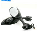 Mirror ハーレーホンダヤマハ鈴木のための2倍のLEDターン信号ライトバックバックサイドミラー 2x LED Turn Signal Light Rearview Side Mirrors For Harley Honda Yamaha Suzuki