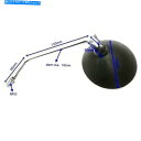 Mirror ヤマハRD 250 1977 - 1979のためのミラーブラックJMP右手 Mirror Black Jmp Right Hand For Yamaha RD 250 1977 - 1979