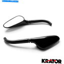 Mirror ハーレーダビッドソンロードキングカスタムクラシック用ブラックゴルフクラブミラーL＆R Black Golf Club Mirrors L&R For Harley Davidson Road King Custom Classic