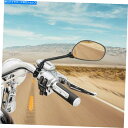 Mirror 1対7/8 "オートバイATV用リアビューミラーセットハンドルバープラスチックにフィット 1 Pair 7/8" Rear view mirror set for Motorcycle ATV Fit on handle bar plastic