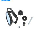 Mirror 1対8mm 10mmねじオートバイ黒リアビューミラープラスチックフィットハーレー 1 Pair 8mm 10mm Screw Motorcycle Black Rear View Mirror Plastic Fit For Harley