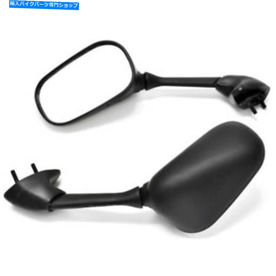 Mirror 黒の交換用オートバイのミラーは2007年のyamaha r6 / yzf-r6rの左右 Black Replacement Motorcycle Mirrors Left & Right For 2007 Yamaha R6 / YZF-R6R