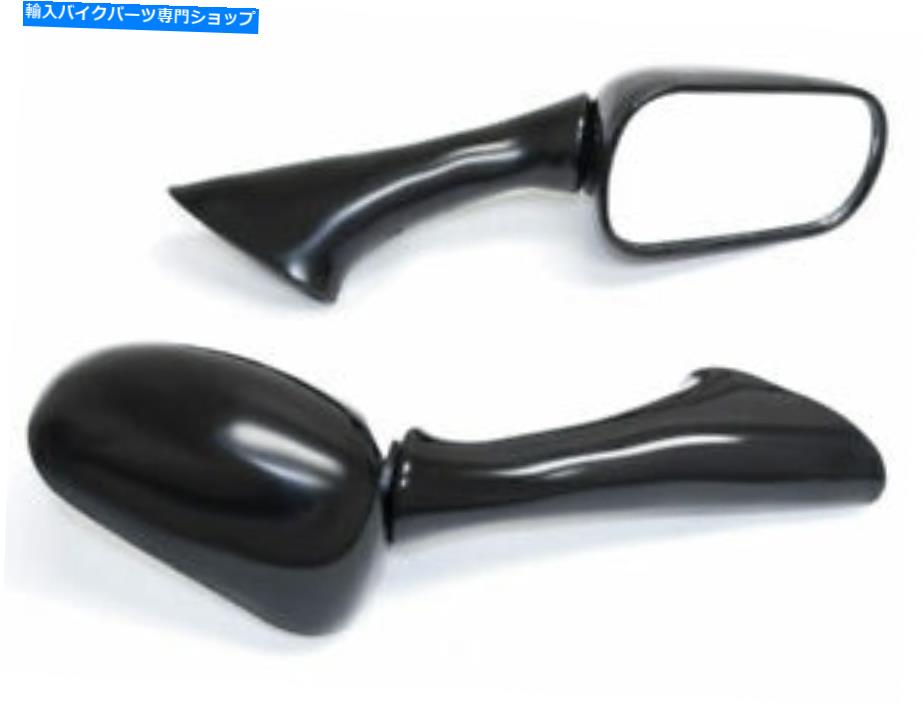 Mirror 黒のオートバイのミラーは1998年のホンダVFR 800 F / VFR800Fの左右の右 Black Motorcycle Mirrors Left Right For 1998 Honda VFR 800 F / VFR800F