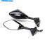 Mirror Kawasaki Ninja ZX-9R 1999-2003֥åΤΥ󿮹LEDĥХåߥ顼 Rearview Mirrors With Turn Signal LED For Kawasaki Ninja ZX-9R 1999-2003 Black