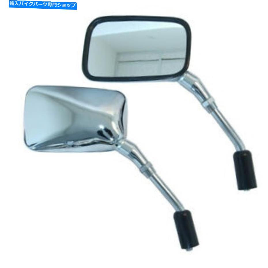 Mirror EMGO CHROME左ミラー20-37382ホンダVF 500 C Magna 1984-1985 Emgo Chrome Left Mirror 20-3738..