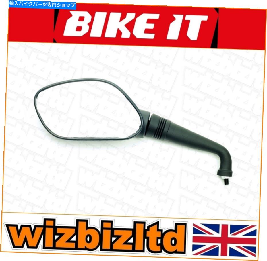 Mirror ヤマハXQ125 MAXSTER 2001-2004 [バイキイトブラック] [左ミラーのみ] MryMxSL Yamaha XQ125 Maxster 2001-2004 [Bikeit Black] [Left Mirror Only] MRYMXSL