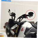 Mirror モーター裸バイク7/8 "HOLDER BAR END HONDA GROM MSX 125米国 Motor Naked Bike 7/8" Handle Bar End Oval Side Mirrors For Honda GROM MSX 125 US