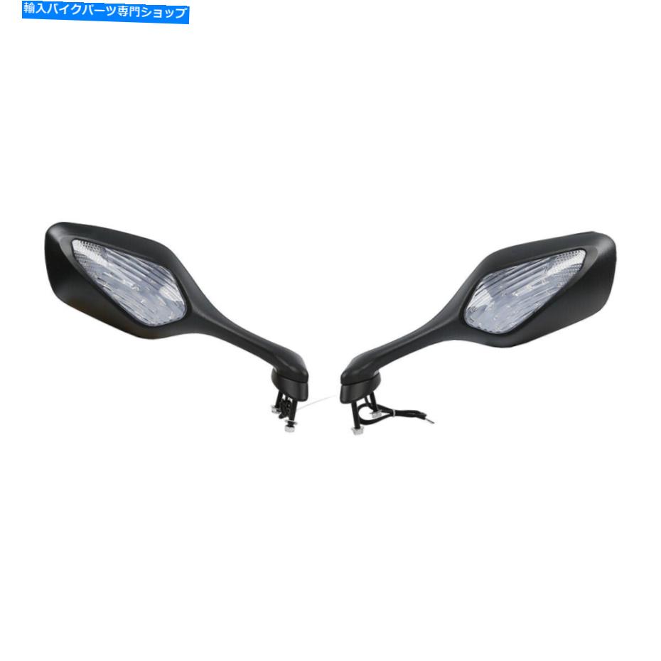 Mirror リアビューミラーW /クリアレンズLEDターン信号FOR HONDA CBR1000RR 08-2016 Rear View Mirrors..