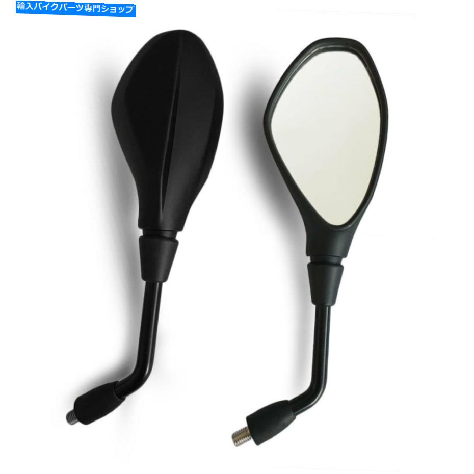 Mirror BMW F800GS F650GS F800R 2008-2016 08-16 13ブラックのためのペアのバックビューサイドミラー Pair Rearview Side Mirrors for BMW F800GS F650GS F800R 2008-2016 08-16 13 Black