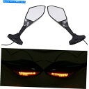 Mirror 1対M8 / M10 ABSプラスチックカーボンファイバーSL-218シングルランプリアビューミラーモーター 1 Pair M8/M10 ABS Plastic Carbon fiber SL-218 Single-lamp Rearview Mirror Motor