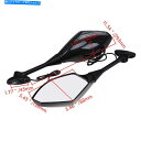 Mirror HONDA CBR600RR CBR1000RRのためのLEDターン信号を持つ統合リアビューミラー Integrated Rear View Mirror With LED Turn Signals For Honda CBR600RR CBR1000RR