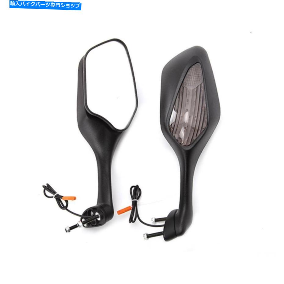 Mirror 2008-2016 Honda 1000RR CBR600RRのためのオートバイLEDターンシグナルバックミラー Motorcycle LED Turn Signal Rearview Mirrors For 2008-2016 Honda 1000RR CBR600RR