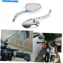 Mirror ハーレーソフトファットボーイ1990-2018のためのユニバーサルオートバイのバックサイドミラー Universal Motorcycle Rearview Side Mirrors For Harley Softail Fatboy 1990-2018
