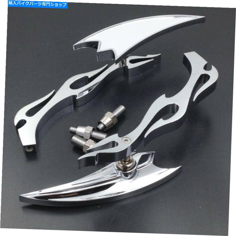 Mirror スズキGSXのためのオートバイクローム矢印バックミラー1999-2007 Motorcycle Chrome Arrow Rearview Mirrors For Suzuki GSX 1300R Hayabusa 1999-2007