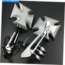 Mirror ハーレービッグドッグタイタンアイアンホースのためのLEDターンSIGANLの統合クロスミラー LED turn siganl integrated Cross Mirrors For Harley Big Dog Titan Iron Horse