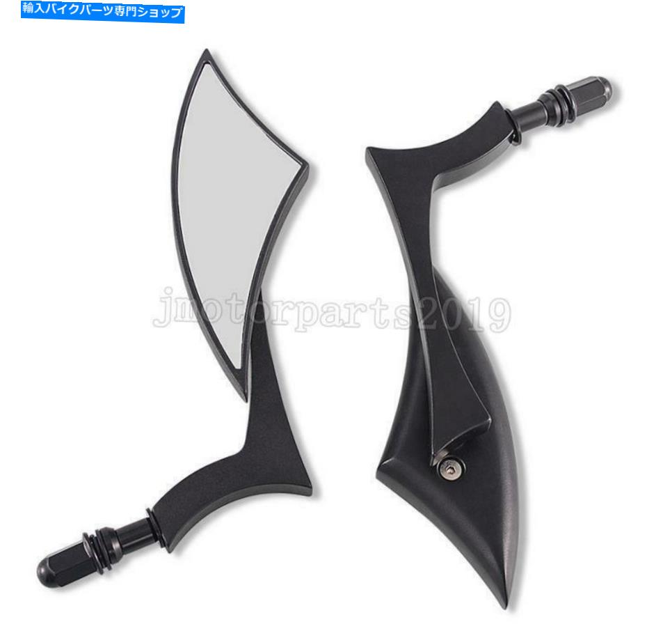Mirror ハーレーロードグライドキングストリドグライドツーリングソフトダイナのためのオートバイミラー Motorcycle Mirrors for Harley Road Glide King Street Glide Touring Softail Dyna