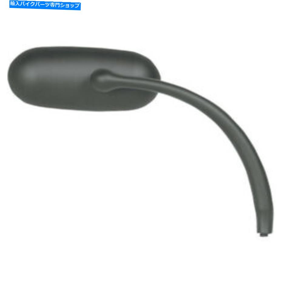 Mirror Russ Wernimont Designs RWD右側の黒い楕円形のロングステムミラー Russ Wernimont Designs RWD..