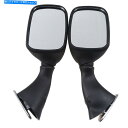 Mirror 黒のABSシェルリアビューミラーユニバーサルバイク山中ヤマハ Black ABS Shell Rear View Mirror Universal Motorbike For Kawasaki Suzuki Yamaha