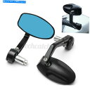 Mirror オートバイ22mm 7/8 ''バーエンドラウンドサイドミラーモーターバイクバイクペア MOTORCYCLE 22MM 7/8'' BAR END ROUND SIDE MIRRORS MOTORBIKE BIKE PAIR
