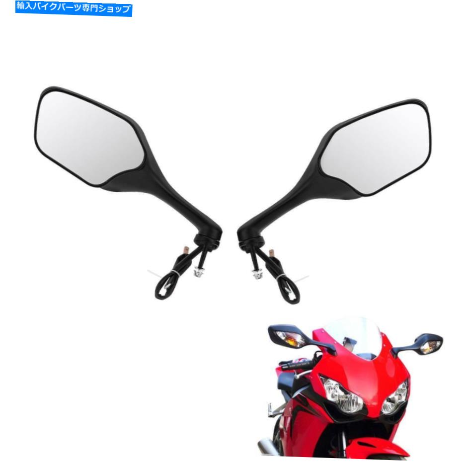 Mirror ペアリアビューミラーホンダCBR 1000 RR 2008-2016 11のための信号ライトフィット Pair Rear View Mirrors Turn Signal Light Fit For Honda CBR 1000 RR 2008-2016 11