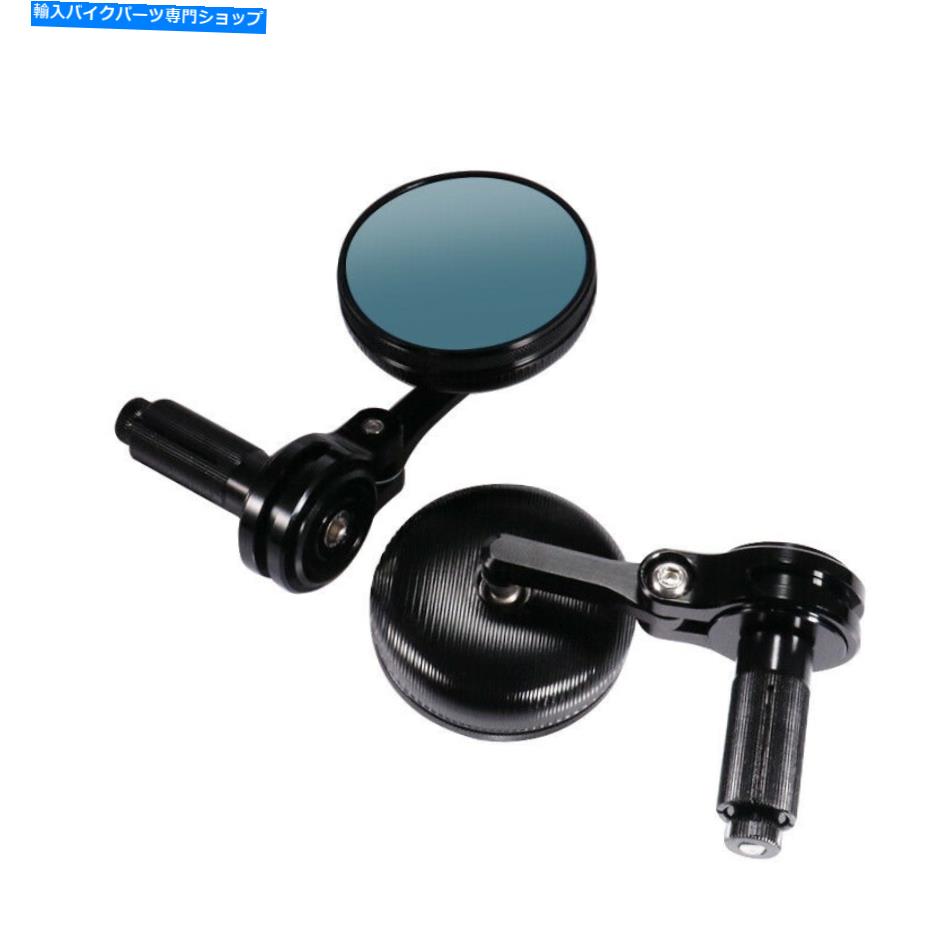 Mirror ペアオートバイミニCNCハンドルバーエンドミラーハンドルバーサイドリアビューミラー Pair Moto..