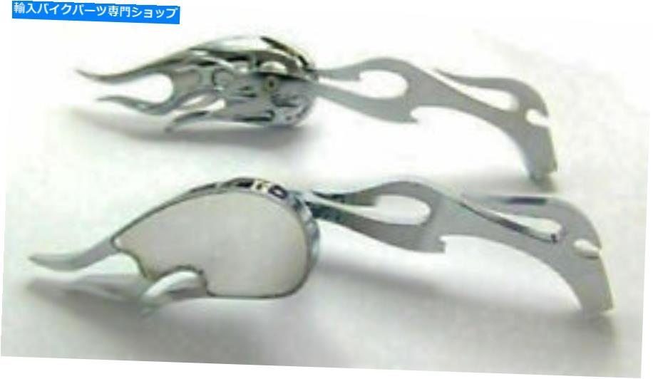 Mirror カスタムクロームビレット炎のためのミラー Mirrors For CUSTOM CHROME BILLET FLAME