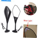 Mirror オートバイLEDターンシグナルミラー用Honda CBR 300 600 900 1000 RR GSXR FZ1 Motorcycle LED ...