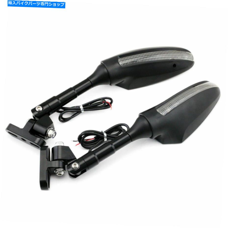 Mirror ޥYZFR1 YZF-R1 2009-2014 YZF R1LEDꥢӥ塼ꥢӥ塼ߥ顼 LED Rearview Rear View Mirrors For YAMAHA YZFR1 YZF-R1 2009-2014 YZF R1